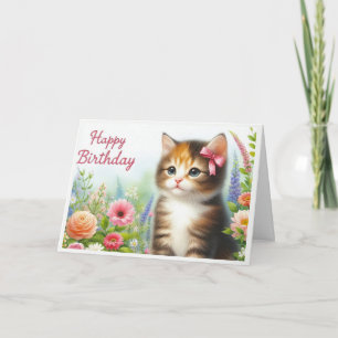 From The Cat Happy Birthday Holiday Card