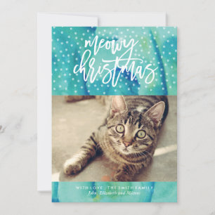 From the Cat "Meowy Christmas" Holiday Photo Card