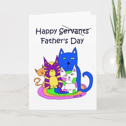 From The Cats Fathers Day Card