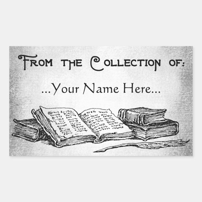 From the Collection of Book Quill Custom Bookplate (Front)