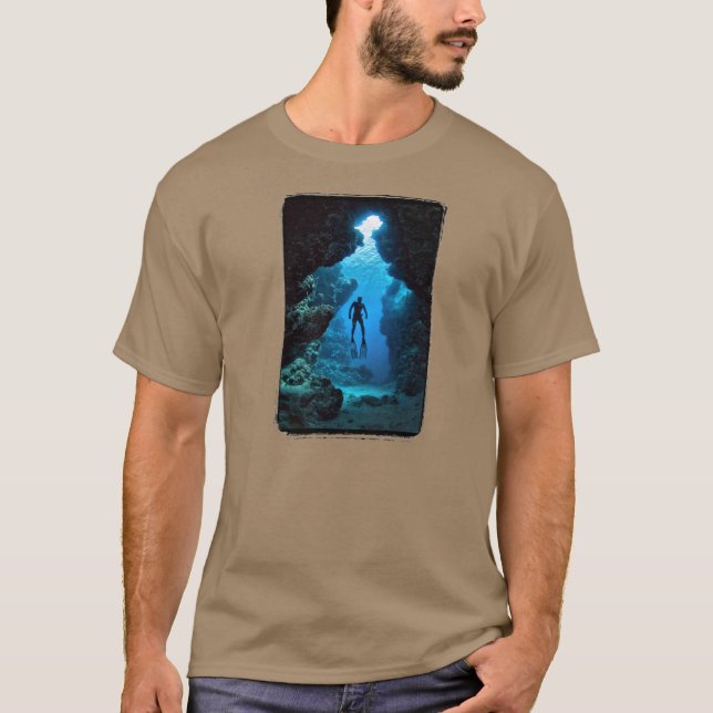 From The Depths - Organic. Cinder (mens) T-Shirt (Front)