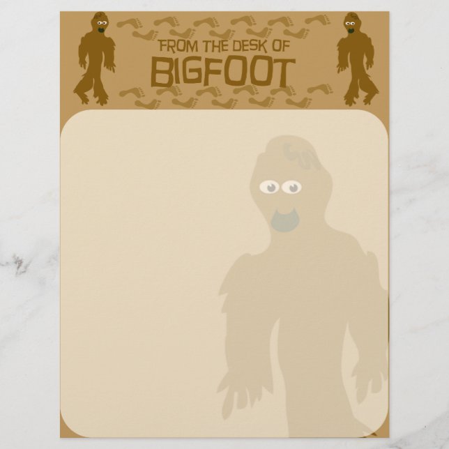 From the desk of bigfoot! (Front)