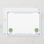 From The Desk Of | Classic Personalized Stationery Note Card