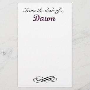 From the desk of Dawn Stationery