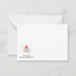 From the Desk of - Flat Note Card - For Teachers