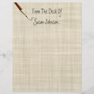 From The Desk Of... Letterhead Stationery