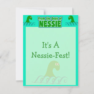From the desk of Nessie! Note Card