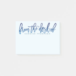From The Desk Of Personalized Post-it Notes