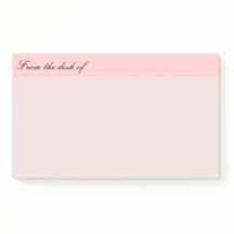 From the Desk Of Pink