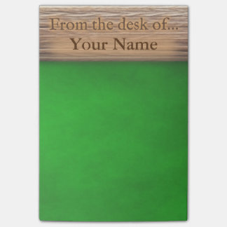 From the desk of post-it notes