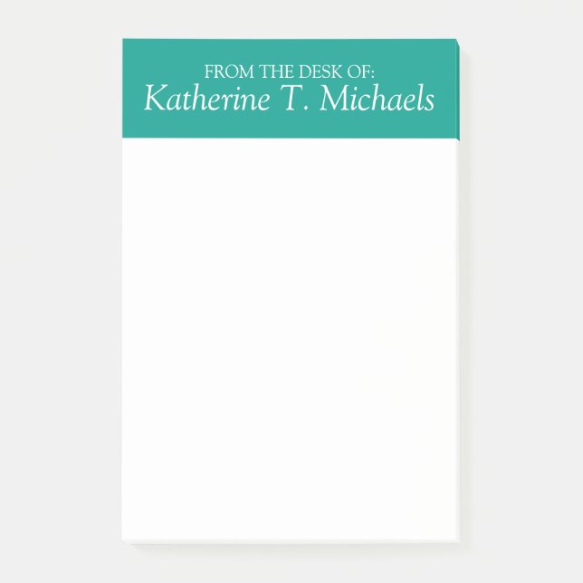 From The Desk Of Post-it Notes (Front)