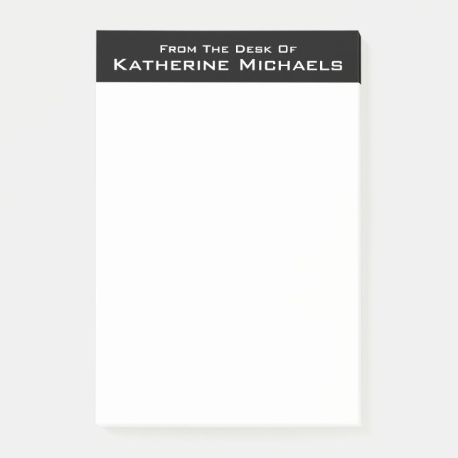 From The Desk Of Post-it Notes (Front)