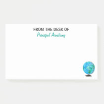 From the Desk of Principal Personalize School Post-it Notes