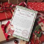 From the Desk of Santa Claus | Christmas Letter  Invitation<br><div class="desc">Letters from Santa are incomplete without a proper letterhead. Order an authentic handwritten letter from the North Pole. Both Mrs. Clause and Santa delight in the prospect of reaching out to your child to let them know whether they're on the naughty or nice list. They'll make the experience fun, and...</div>