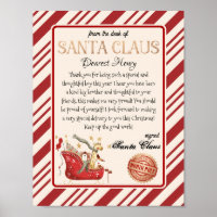 From the desk of Santa Claus Full Sled Letter
