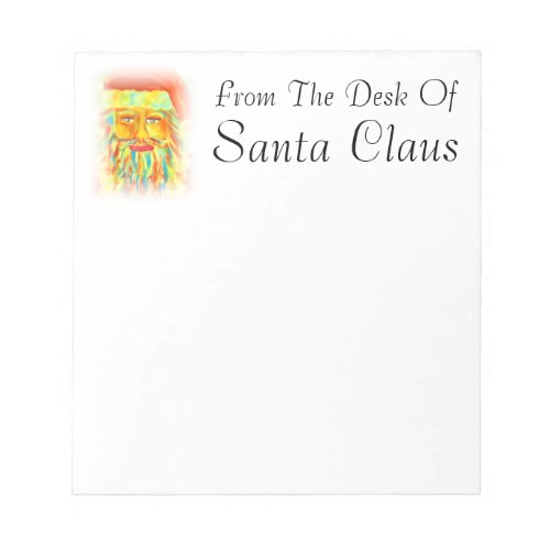 From The Desk of Santa Claus Notepad