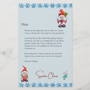 From the Desk of Santa Letter Customize Christmas 