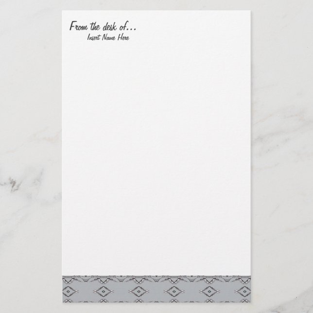 From the desk of... stationery (Front)