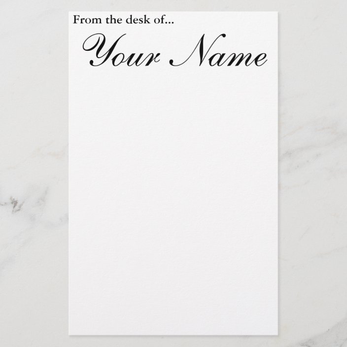 From the desk of... stationery | Zazzle.com