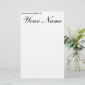 From the desk of... stationery | Zazzle