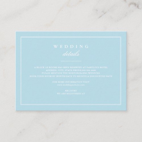 From the Devoted Wedding Set in Spun Sugar Blue Enclosure Card