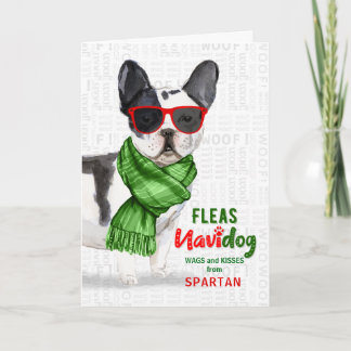 From the Dog Boston Terrier Fleas NaviDOG Holiday Card