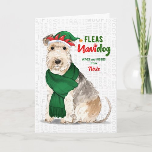 from the Dog Cute Lakeland Terrier Christmas Holiday Card
