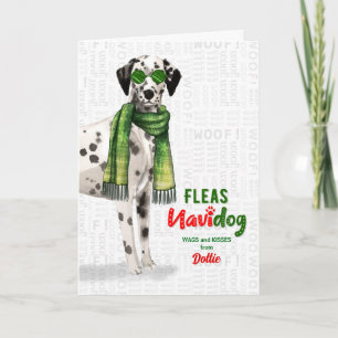 from the Dog Dalmatian Fleas NaviDOG Holiday Card