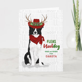 from the Dog Western Border Collie Christmas Holiday Card