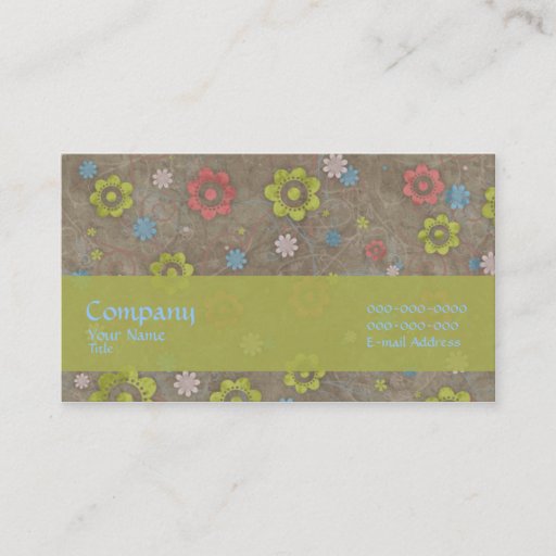 Customizable From the Earth Business Card Templates