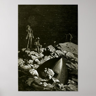 From the Earth to the Moon by Jules Vern art 2 Poster
