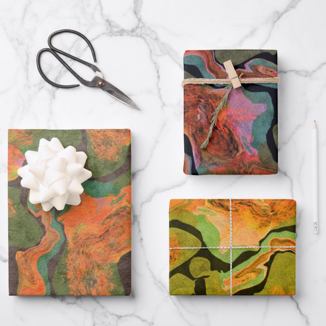 From The Earth Wrapping Paper Sheets (Front)