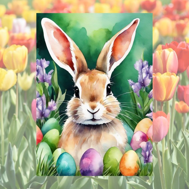 From the Easter Bunny Personalized Easter  Holiday Card (Creator Uploaded)
