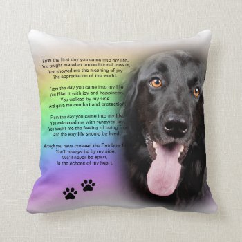 'from The First Day You Came Into My Life' Dog Throw Pillow by Fanattic at Zazzle
