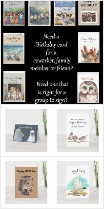 From the Group, From All of Us Birthday Cards