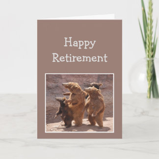 From the Group Happy Retirement Fun Bears Card