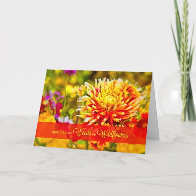 From the Group Wildflowers Birthday Card (Front)