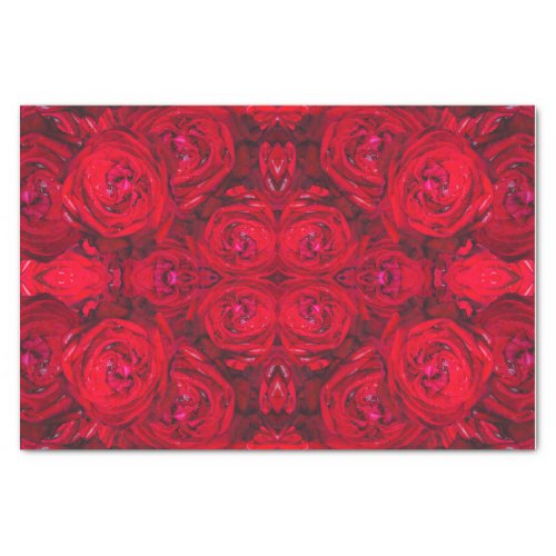 From the heart _ red roses for YOU Tissue Paper