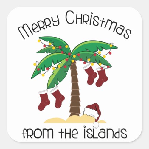 From The Islands Square Sticker