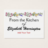 From the Kitchen Card by SRF (Back)