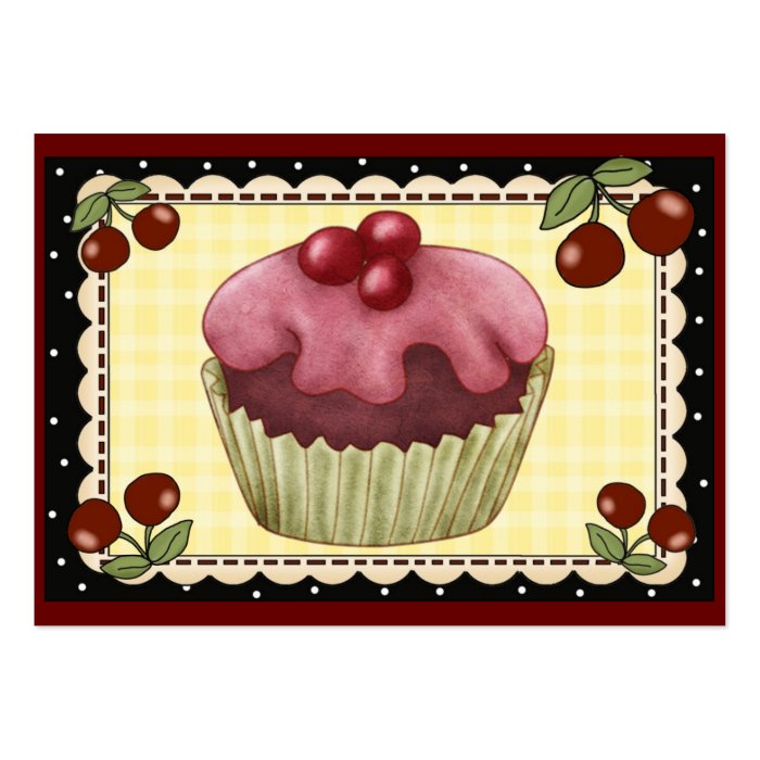 From the Kitchen Card   Cupcake   SRF Business Card Templates