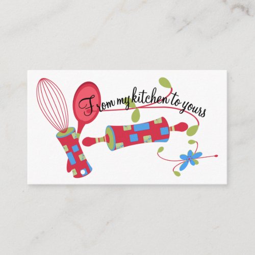 From The Kitchen Enclosure Card - SRF Business Card