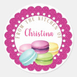 From The Kitchen Of Baking Classic Round Sticker at Zazzle