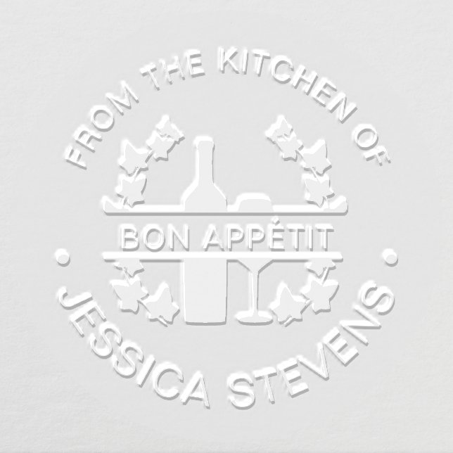 From The Kitchen Of Bon Appetit Embosser (Design)