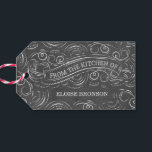 From the Kitchen Of Chalkboard Treat Tag<br><div class="desc">Put the finishing touches on your edible gifts and treats with this chalkboard style label featuring vintage flourishes.</div>