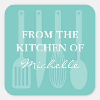 From The Kitchen Of Cooking Utensils Stickers by cookinggifts at Zazzle