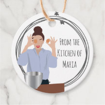 "From the Kitchen Of" Custom Baking Favor Tags