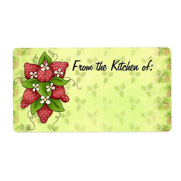 From the Kitchen of Labels | Zazzle.com