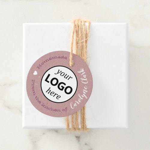 From The Kitchen Of Logo Template Ros Paper  Favor Tags