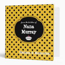 From the Kitchen of Nana 1.5" Polka Dot Recipe